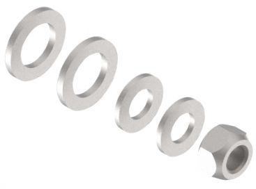 Screw set handbrake lever - 208231.001 - Handbrake lever