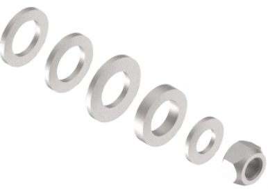 Screw set for ball coupling - 208233.001 - Handbrake lever