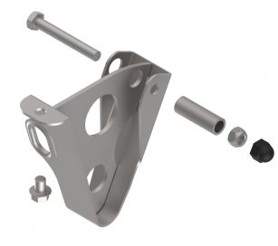 Support foot complete - 208623.001 - Spare parts overrun device