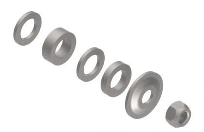 Screw set handbrake lever - 208624.001 - Handbrake lever