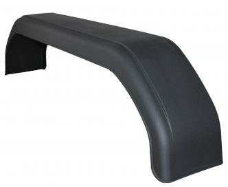 Mudguard double-axle plastic angular - 400314.001 - Mudguard