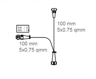 3-chamber light - adapter for standard cable with 5-pin bayonet - 404572.001 - Accessories & spare p