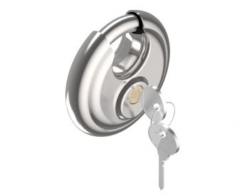 Discus padlock with loose co-locking system - 405069.001 - Anti-theft devices