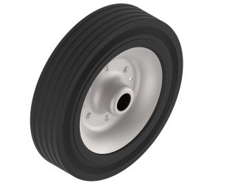 Solid rubber wheel - 405641.001 - Support wheels replacement parts