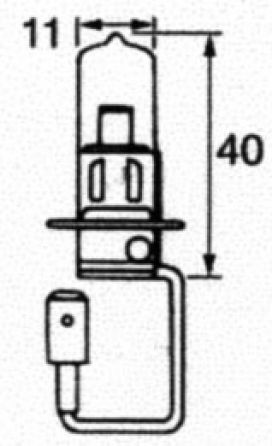 Halogen lamp 12V/55W-H3 - 408182.001 - Light sources