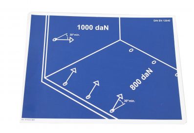 Lashing point sign - 415553.002 - Fastening anchor