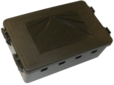 Distribution box with 8 connection options incl. grommet - 417245.001 - Cable accessories