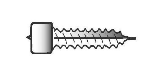 Cover screw 19x3,9mm - 417298.001 - Accessories & spare parts for lights