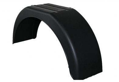 Mudguard single-axle plastic angular - 418363.001 - Mudguard