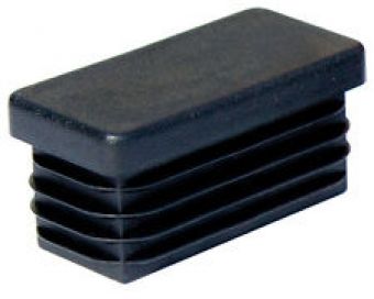 5 slats Stopper Rectangular Stoppers Black Cover Caps Plugs Tube 
