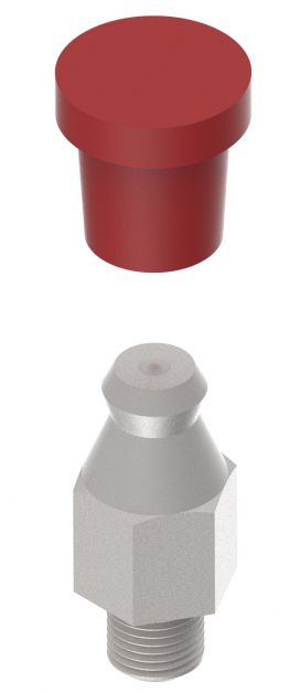 Conical grease nipple cpl. - 706503.001 - Spare parts overrun device