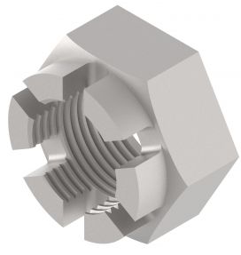 Castellated nut - D937.005 - Spare parts wheel brakes