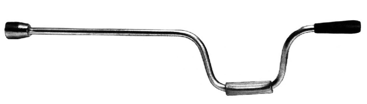 Crank 780mm - 201858.002 - Supporting feet