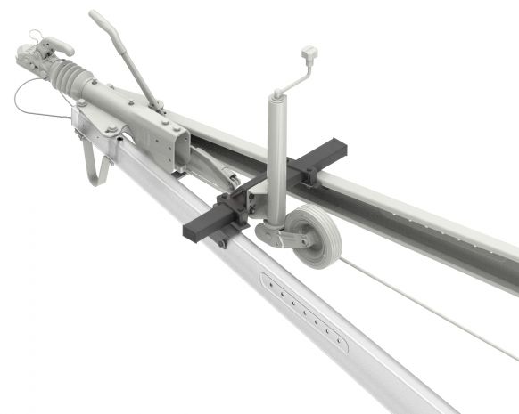 Support wheel traverse - 208765.001 - Support wheel holder