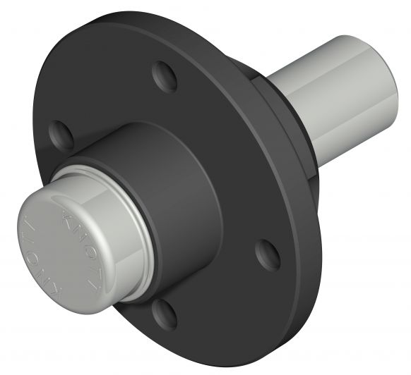 Stub shaft for over 25km/h 100x4 mm / 130 mm, 275 kg Knott GmbH