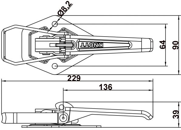 Eccentric lock - 401552.004 - Closures