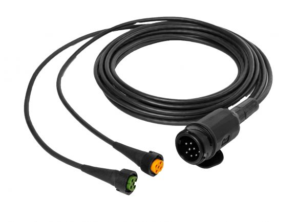 Main cable, 13-pin plug, connection cable, cable set, trailer connection  cable, trailer coupling electrical kit, connecting cable, Aspöck cable set, Aspöck  Multipoint, plug for towing vehicle, plug cable - Knott GmbH