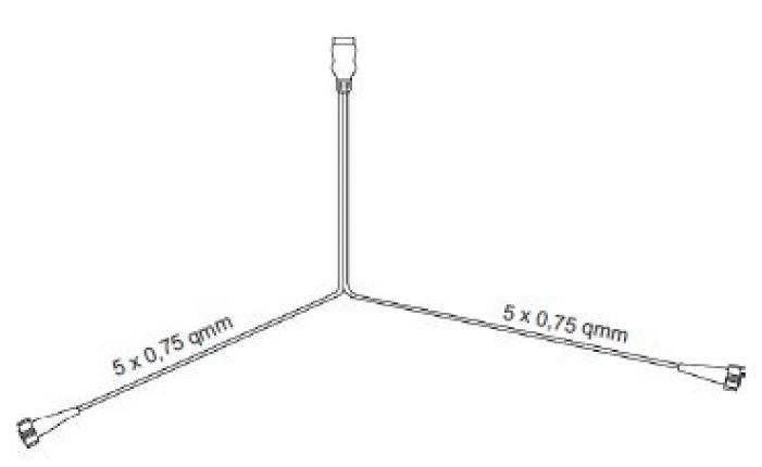 Main cable - 7-pole socket - 402748.001 - Connecting cable
