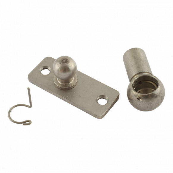 Mounting plate with angle joint - 402908.001 - Gas struts matériel de fixation