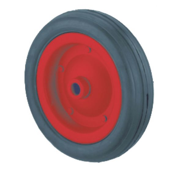 Solid rubber wheel, solid rubber support wheel, jockey wheel, nose ...