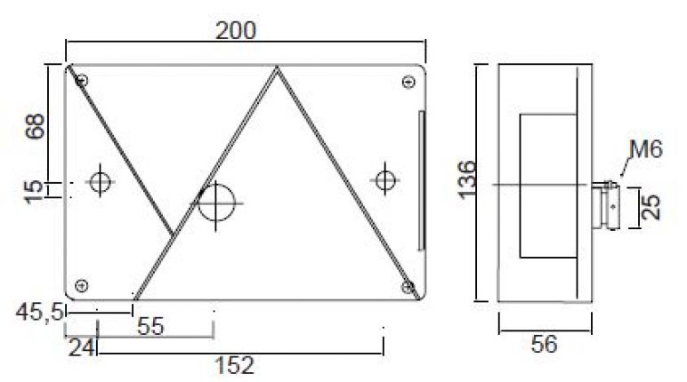 Halogen Tail light, Aspöck Multipoint II -  webstore