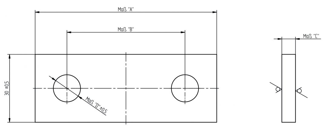 Clamping plate for U-bolt