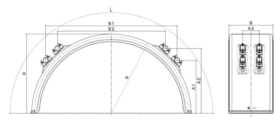 Rear wheel- mudguard