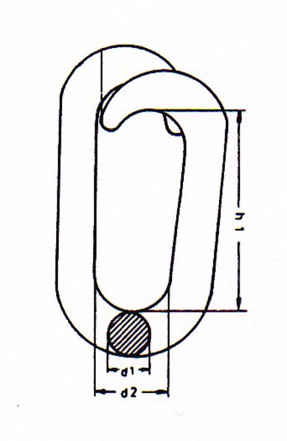 Screw link galvanized - 408875.001 - Winch accessories