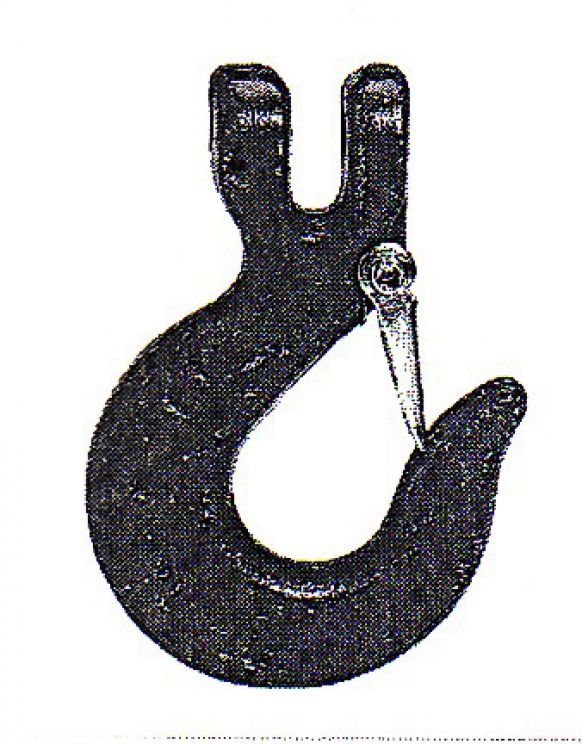 Eye hook with fork head - 408891.001 - Winch accessories