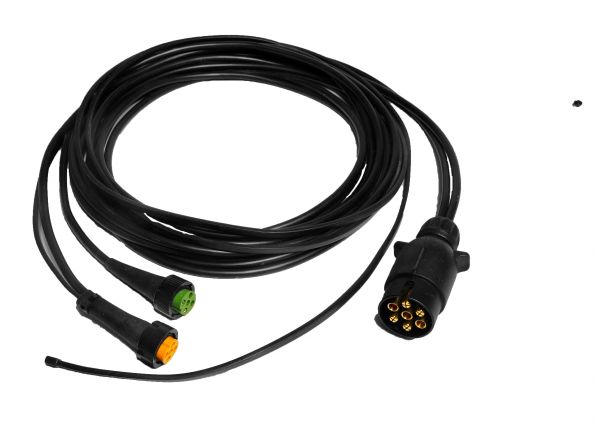 Main cable - 7-pin plug, 2x DC outgoing connector - 409187.001 - Connecting cable