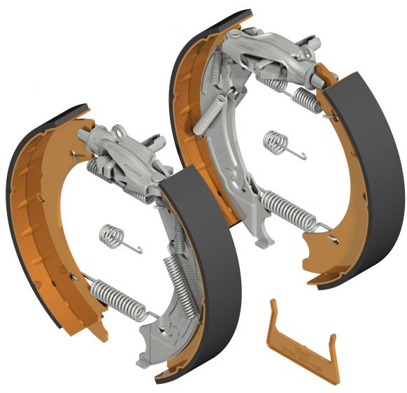 Brake shoe set "automatic adjustment" 250x40 Knott GmbH