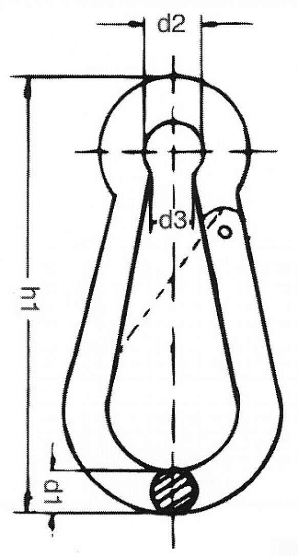 Snap hook - 412949.001 - Winch accessories