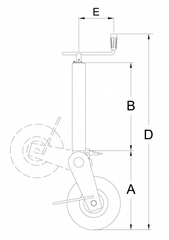 Support wheels for farm wagons, support wheel, support wheel semi ...
