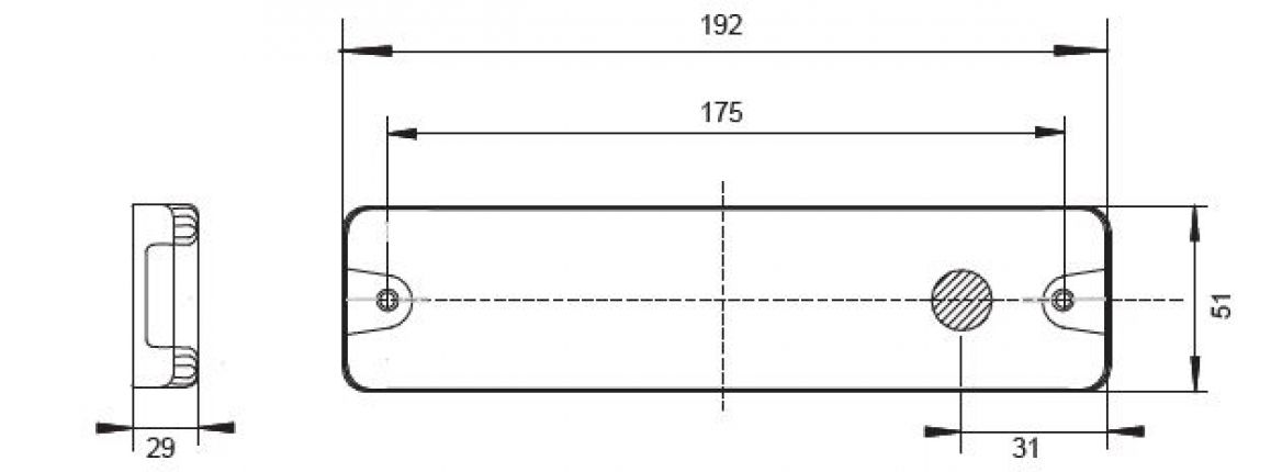 Fabrilcar series 41-132 - 416875.001 - Rear lights