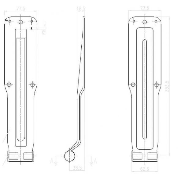 Flap hinge - 417464.001 - Hinges