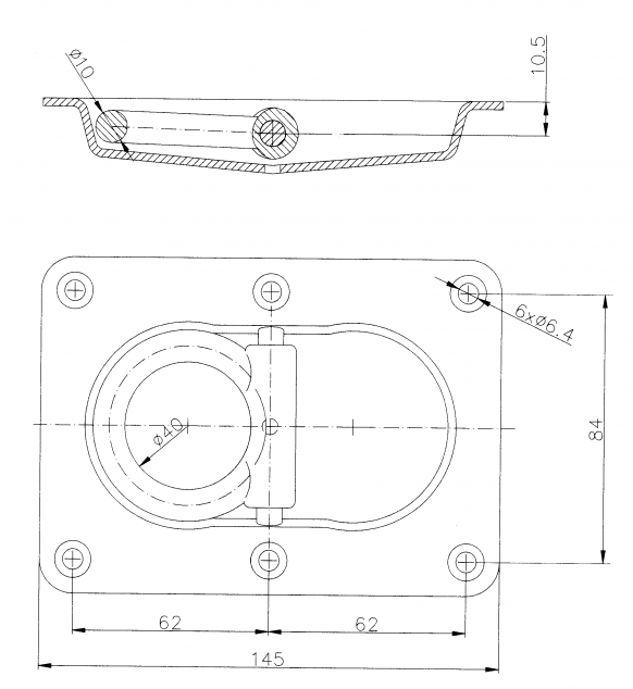 Lashing eye with spring - 420878.001 - Fastening anchor
