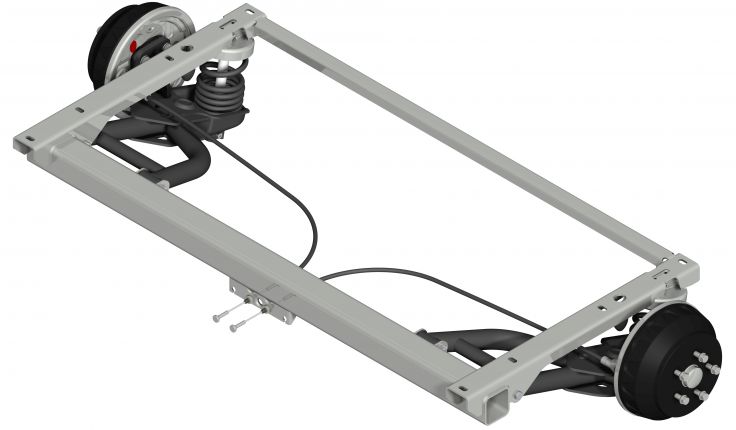 Axle "braked" - 6AB612.005 - Axes braked