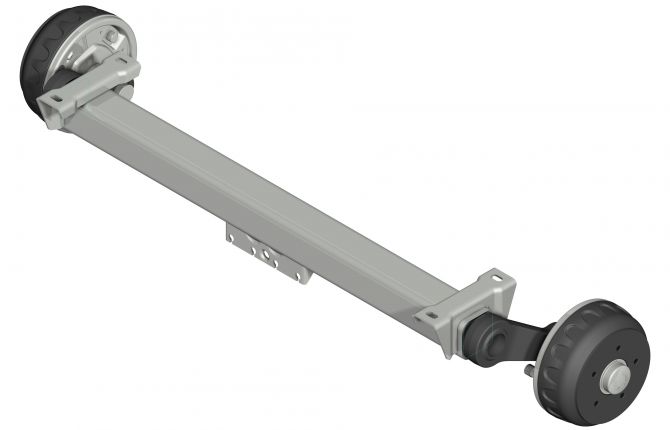 Axles with brakes - B308144704 - Axes braked